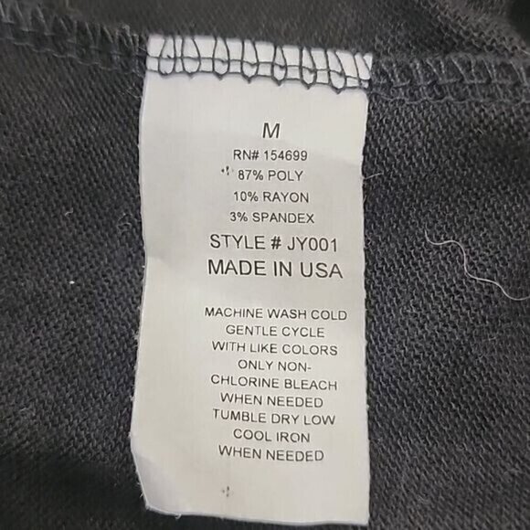 Rags and Couture Cardigan Waterfall Black Long Sleeve *Runs Small Women's Medium - Picture 5 of 5